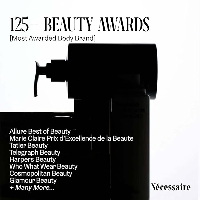 Nécessaire The Body Wash Olibanum. Natural Body Wash for Women + Men. Radiance Cleanse. Multi-Enzyme Gel Cleanser for Dull Skin. Notes of Vanilla, Fig Leaf, and Cassis Buds. 8.4 Fl Oz.