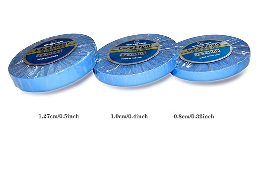 Lace Front Support Wig Tape Double Sided Waterproof Super Hold Adhesive for Wig Hair Extension Hair Pieces Lace Wigs Men's Toupee Beards Made in The USA Safe and Easy to Use (1/2" x 36 yds)