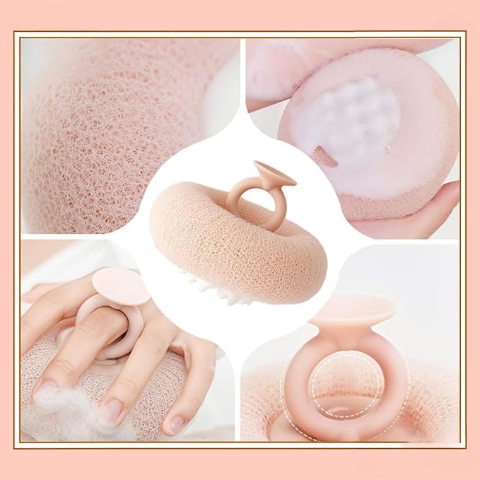 Super Soft Sunflower Suction Cup Bath Ball,2025 Upgrade Suction Cup Super Soft Bath Sponge Flower，Skin-Friendly and Comfortable Sunflower Suction Cup Bath Ball，Men's and Women's Shower（4pcs）