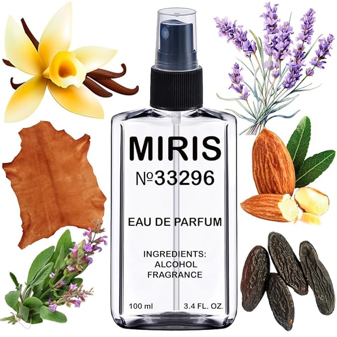MIRIS No. 33296, Inspired by Fabulous, Long-Lasting Unisex Eau de Parfum for Women & Men, Spray 3.4 Fl Oz / 100 ml