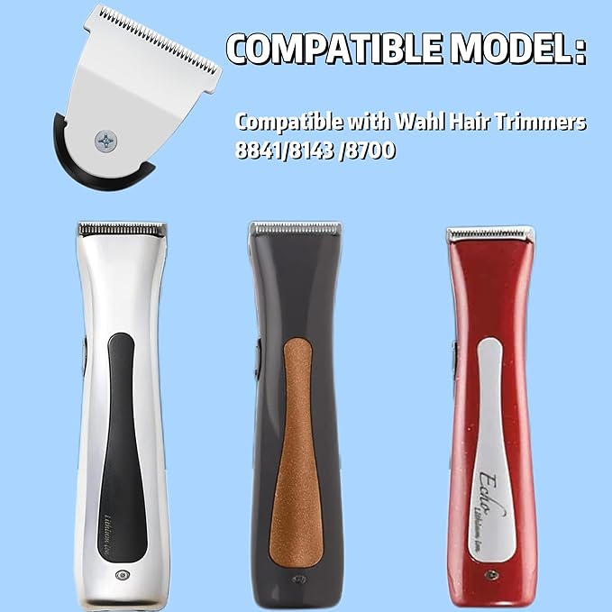 2 Pcs Professional Mag Timmer Clipper Replacement Blades #2111 Blade Compatible with Wahl Mag Trimmers 8841/8143 /8700- Fits Professional Barbers and Stylists