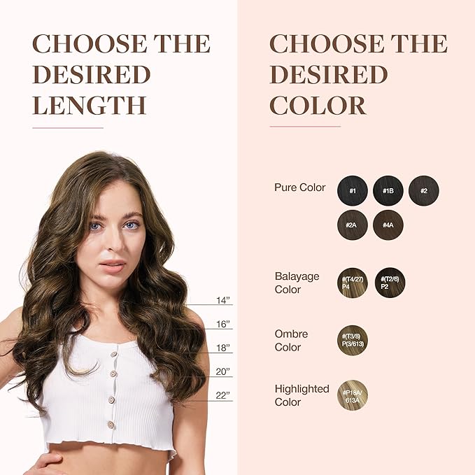 GOO GOO Clip in Hair Extensions Real Human Hair, Remy Human Hair Extensions Clip ins for Women, Natural Human Hair, 20inch 130g 7 Pcs, #2/6 Dark Brown Highlighted Chestnut Brown