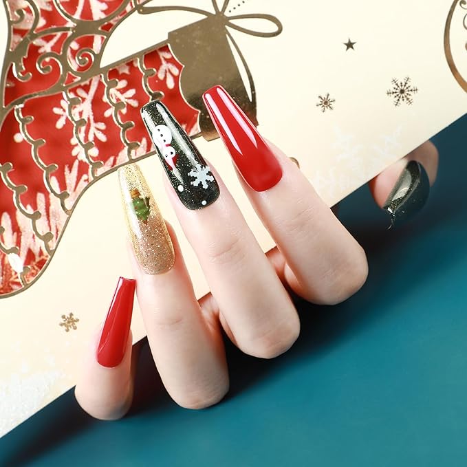 PEACECOLOR 40PCs Gel Nail Polish Set 35 Neon Colors Red Green Pink Yellow Gel Polish with 5Pcs Glossy/Matte/Glitter Top Base Coat Long Lasting Nail Gel Kit Gifts for Women DIY Home Salon