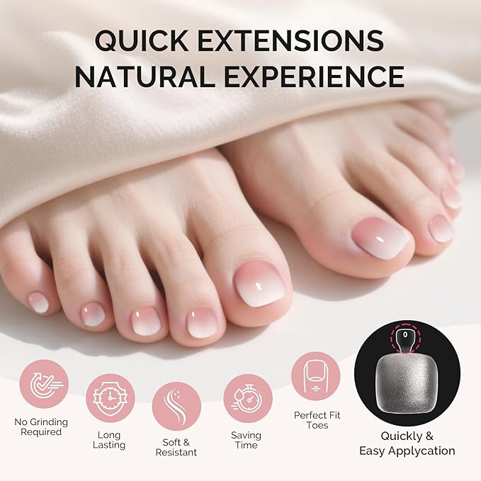 MelodySusie Squoval Toe X Nail Tips - 300Pcs 15Sizes Clear Acrylic, Full Matte Full Cover Press on Nails for DIY Extension & Salon Use,Pre-Shaped for Long-Lasting Manicure