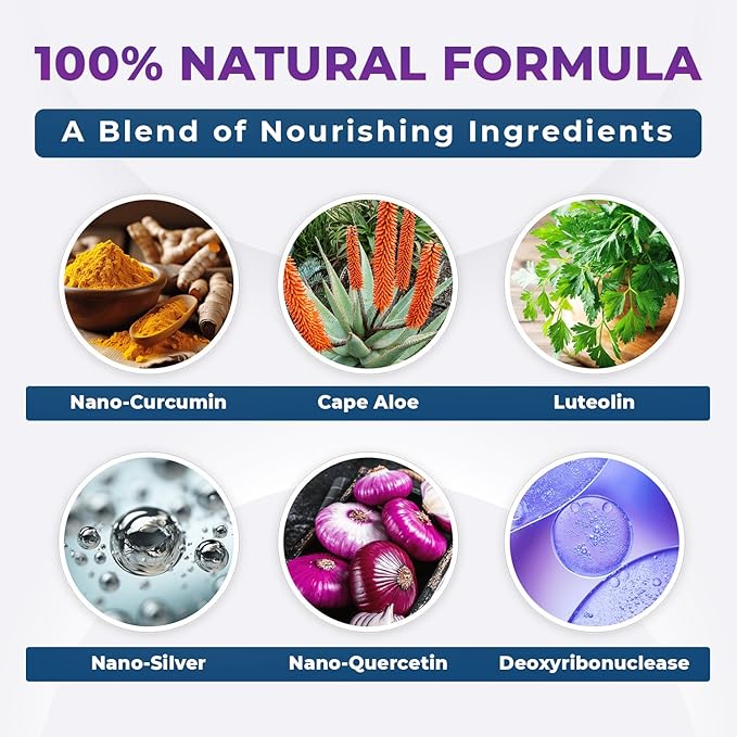 NanoDefense Pro - Original Formulated Toenail Treatment Drops, Extra Strength Nail Repair Solution for Toe Nails, Support healthy Skin & Nails -100% Natural - 6 Month Supply