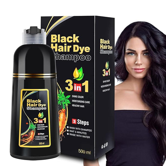Hair Dye Color Shampoo (7 Colors Available to Choose) 500mL each (COFFEE, 500mL)