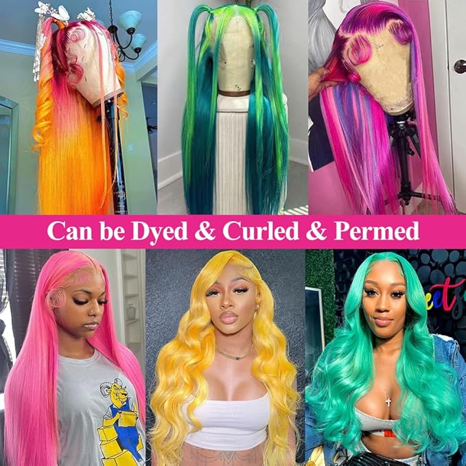 13x6 Blonde Wig Human Hair 250% Density 613 Lace Front Wig Human Hair 28 Inch Straight Blonde lace front wig human hair 13x6 Lace Front Wigs Human Hair Natural Hairline