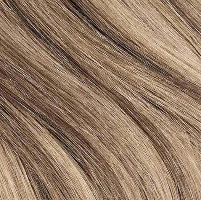 Luxy 100% Remy Human Hair, Classic 160g Clip-In Hair Extensions - 10 Wefts Multi-Dimensional Color for Natural Blending, Adds Volume & Length, Easy Apply & Remove 16" Dimensional Natural Blonde