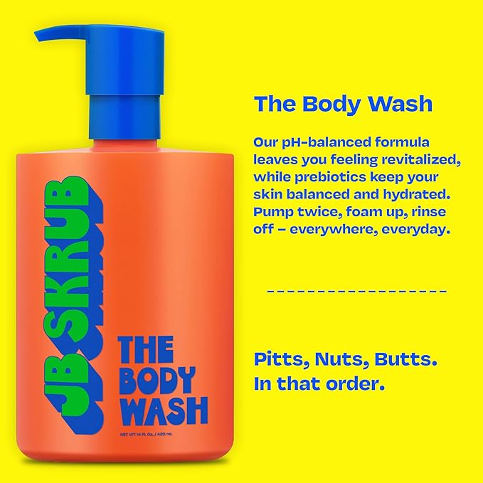 JB SKRUB Body Spray and Body Wash for Teen Boys, Tweens, and Kids with Citrus Scent - Conquer Funk, Banish Smell, and Freshen Up