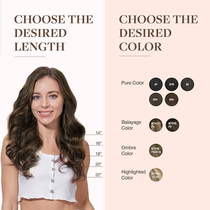 GOO GOO Clip in Hair Extensions Real Human Hair, Remy Human Hair Extensions Clip ins for Women, Natural Human Hair, 16inch 110g 7Pcs, 4A Chocolate Brown