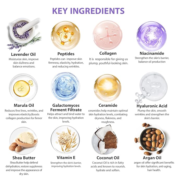 Face Sheet Masks Pack, 55 Pcs Skin Care Kit, Spa Kit Gift for Women, Real Deep Hydrogel Collagen Mask, Hyaluronic Acid Face Serum, Clay Mask, Gel Eye Mask, Lip Gloss, Christmas, Birthday, Anniversary