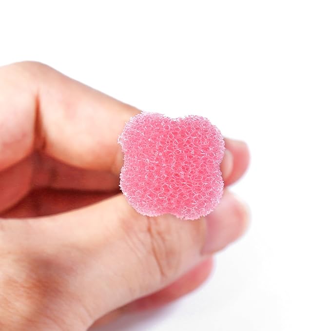 Wellgler's Mouth Swabs for Elderly，Disposable Oral Swab(50pcs,Pink)