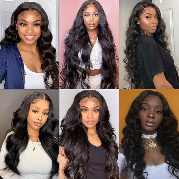 12A Human Hair Bundles Body Wave 3 Bundles 16 18 20 Inch Weave 100% Unprocessed Brazilian Human Hair Bundles（16 18 20）