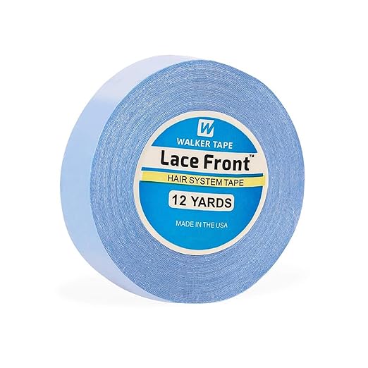 Medical Grade Wig Tape - 3/4''x12Yards Double Sided Adhesive, 4-Week Hold for Lace Front Wigs/Toupees, Hypoallergenic & Waterproof, Easy to Separate (Made in USA)