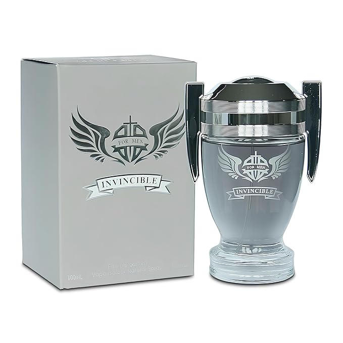 Invincible Men's Cologne,Bold Scent Eau de Toilette,3.4 Fl Oz Perfume for Men Every Day Used