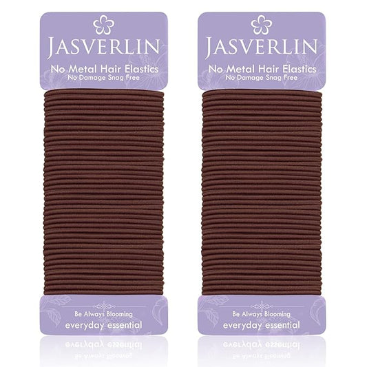 Small Hair Ties, Elastics Damage-free No Pull Ponytail Holders Braided Styling Bands for Women Girls Thin Fine to Medium Hairtie Accessories 2mm 80 Pieces (Auburn)