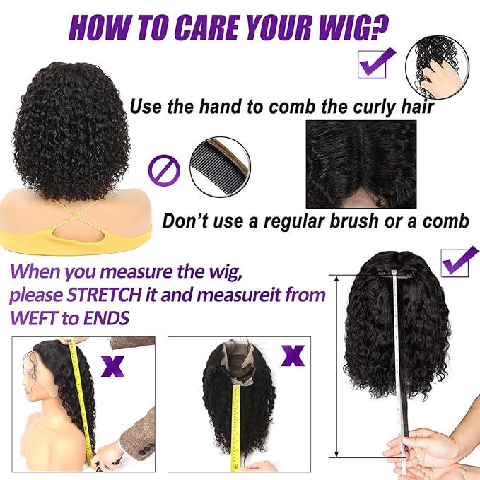 Curly Closure Wig Human Hair 5x5 HD Transparent 22 Inch Glueless Kinky Curly Wig ReadytoGo Pre Plucked for Black Women 5x5 Invisible Deep Curly Lace Front Wigs Wear and Go
