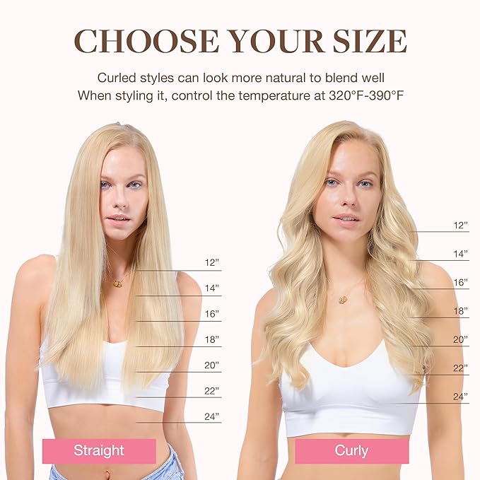 GOO GOO Clip in Hair Extensions Real Human Hair, Remy Human Hair Extensions Clip ins for Women, Natural Human Hair, 16inch 120g 7Pcs, 60A Platinum Blonde