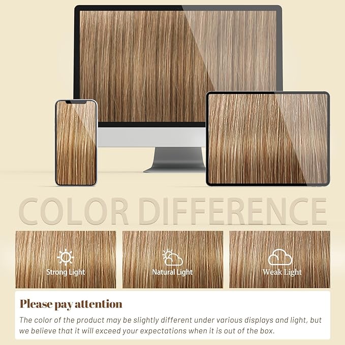 DNE Tape in Hair Extensions Real Human Hair 14inches 20Pcs/40g/Pack Seamless #M4/27Chocolate Brown to Honey Blonde Straight Invisible Double Sided Tape in Hair Extensions for Women/Girls