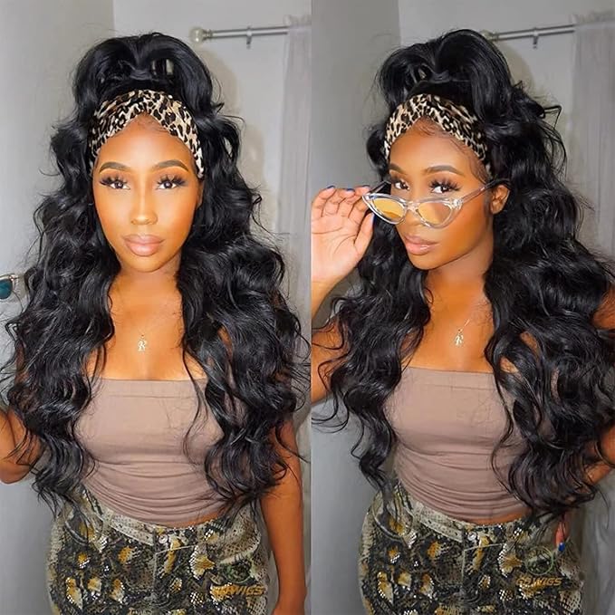 Brazilian Body Wave 3 Bundles Human Hair 28 28 28 Inch 100% Unprocessed Human Hair Bundles Body Wave 12A Natural Black Color 300G Machine Double Weft Hair Extensions