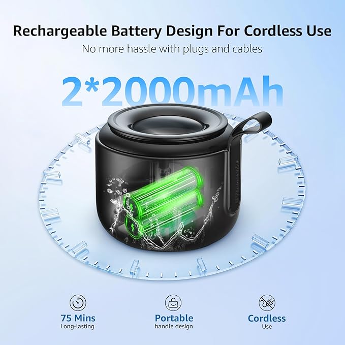 Ultrasonic Retainer Cleaner Machine: 48kHz Rechargeable Cordless Denture Cleaner - Waterproof Ultrasonic Jewelry Cleaner - 200ML Dental Cleaning Pod for Mouth Guard, Aligner, Brown