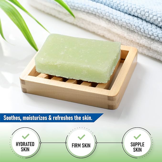 T.Taio Esponjabon Soap Sponge - Cleansing Shower Scrubber - Cleaning Bath Wash Scrub - Oil Removal - Massage & Lather Foot, Elbow, & Face - Bathroom Accessories - Cucumber & Melon Soap
