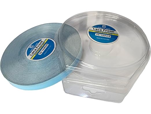 Lace Front Support Wig Tape Double Sided Waterproof Super Hold Adhesive for Wig Hair Extension Hair Pieces Lace Wigs Men's Toupee Beards Made in the USA Safe and Easy to Use (36Yard-0.8cm wide)