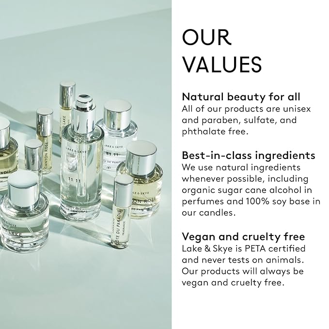 Lake & Skye Apaaray Eau de Parfum Travel Spray, Long Lasting, 0.5 fl oz (15ml) - Amber, Warm Fig, Sandalwood, Floral, Vegan, Paraben-Free, Cruelty-Free