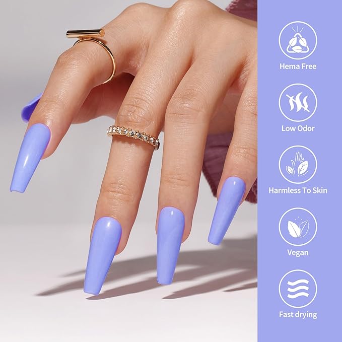 VENALISA Blue Gel Nail Polish 1 Pcs Light Blue Color Gel Polish Soak Off UV Gel DIY at Home Manicure Salon Nail Art For Girls Women