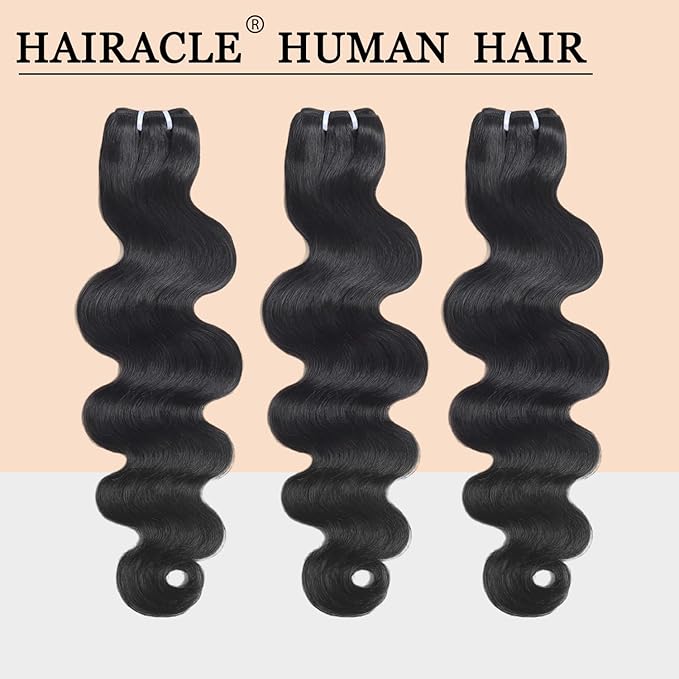 Human Hair Bundles Body Wave 28 30 32 Inch 12A Brazilian Hair 100% Unprocessed Virgin Hair Body Wave Human Hair Bundles Natural Color For Black Women