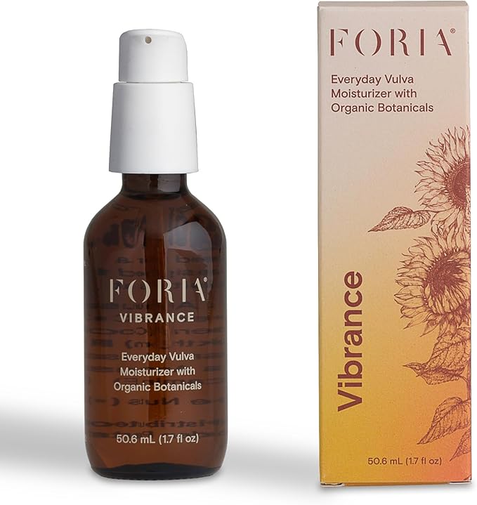 FORIA Everyday Vulva Moisturizer - Organic, Hydrating, Natural Feminine Skincare - 1.7 Fl Oz