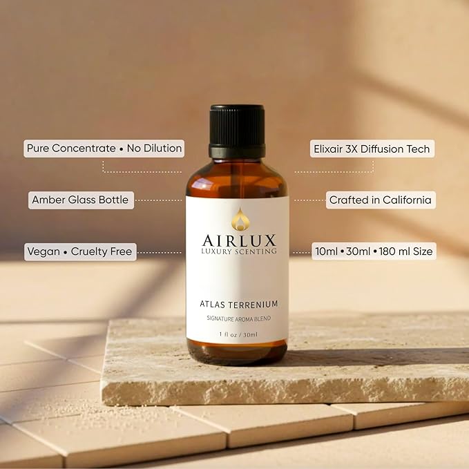 Signature Aroma Oil No. 28 Forbidden Apple – Cucumber, Grapefruit, Magnolia – Aroma Oil for Cold Air & Waterless Diffusers and DIY Crafts – 30 mL, 1.0 fl oz Glass Bottle