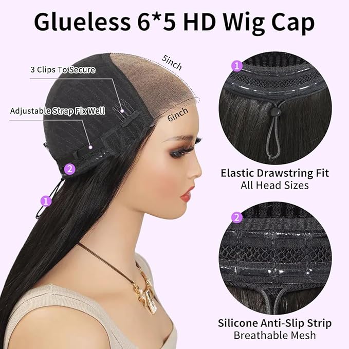 Tinashe Human Hair Wig Bob Burmese Curly Glueless Wigs Human Hair Pre Plucked Pre Cut Pre Bleached Wear And Go 6x5 HD Lace Front Closure Wigs for Black Women Side Part Natural Black Wig 18inch