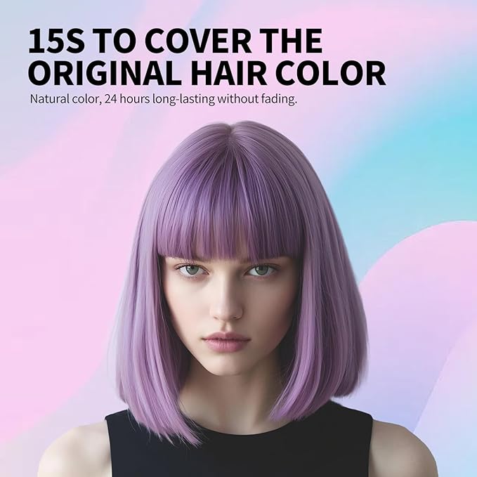 SEVICH Temporary Hair Color Spray Blue, Instant Hair Color Application, Hair Dye for Men & Women, Natural Looking,Quick Drying, Non-Sticky, Long-Lasting No Fading, 100mL