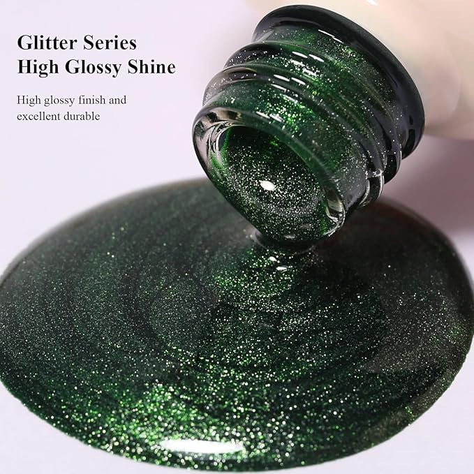 Imtiti 10ml Green Cat Eye Gel Nail Polish Long Lasting Soak Off UV Led Gel Polish Salon DIY at Home with Magnetic Stick Gift for Women 1Pcs