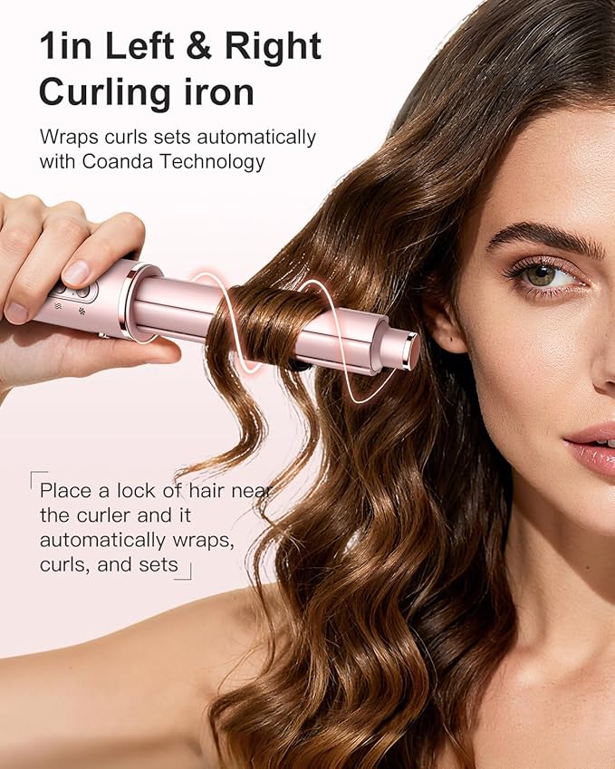 Nimmu 5 in 1 Blow Dryer Brush Set, 110,000 RPM High-Speed Negative Ionic Blow Dryer Brush Fast Drying, Multi Hair Styler Curlers, Hot Air Styler for Curling Volumizing Straightening Styling