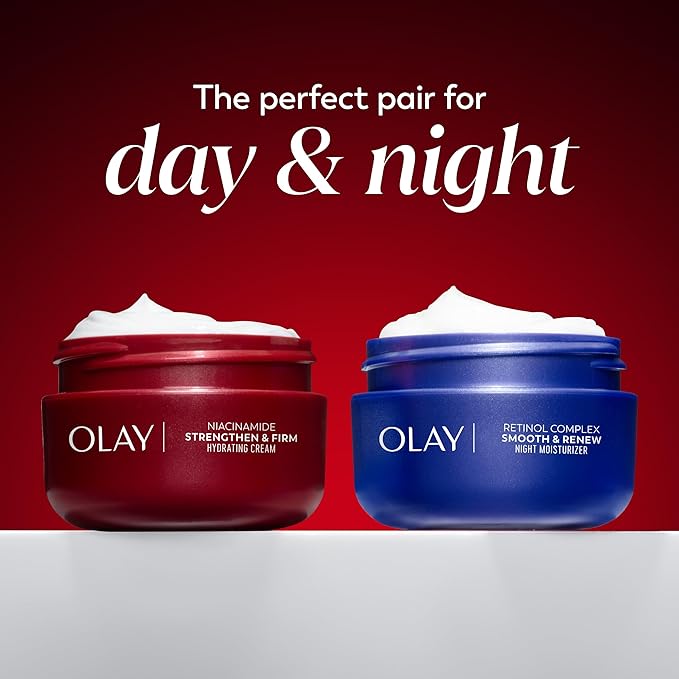 Olay Regenerist Radiance Niacinamide Face Moisturizer: Strong & Firm Cream for Women - Anti-Aging, Anti-Wrinkle, Hydrating & Skin Firming - 2 Oz