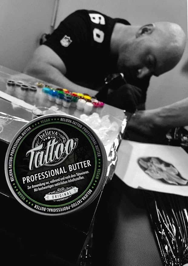 Aftercare Butter – Vegan Tattoo Care Balm for Moisturized & Nourished Skin – 8.45 oz