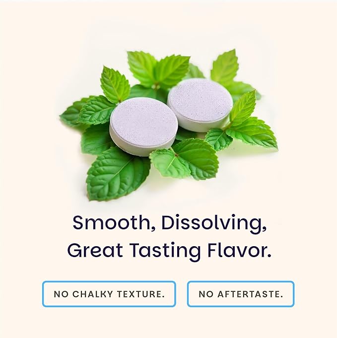 EZ Melts Oral Health Complete - Oral Probiotic - Supports Gum Health, Fresh Breath & Helps Relieve Occasional Dry Mouth - No Artificial Flavors, Non-GMO & Vegan - 1 Pack