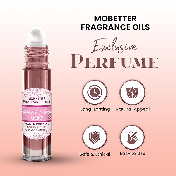 MOBETTER FRAGRANCE OILS Sweet Pink Lollipop Fragrance Body Oil for Women
