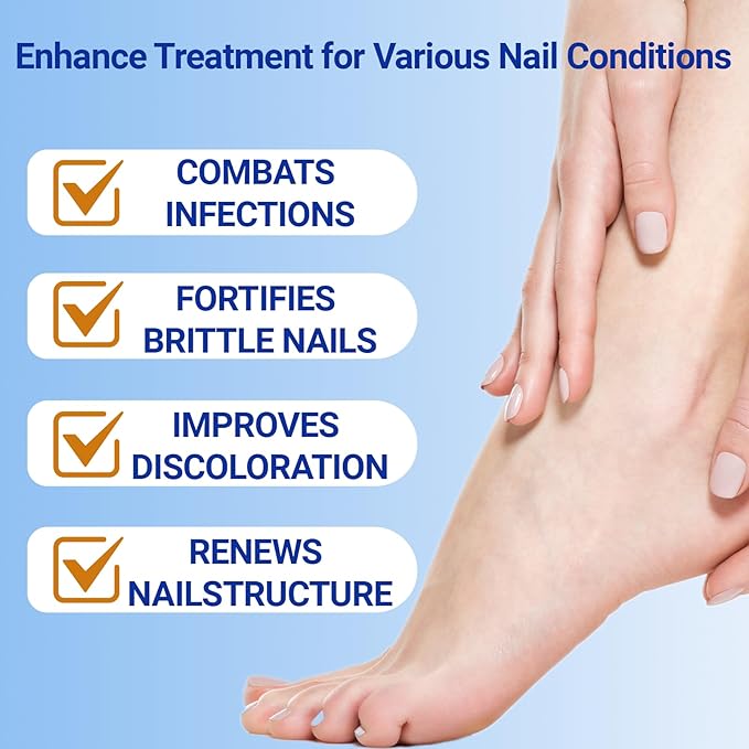 Toenail Fungus Treatment Extra Strength - 42 Pcs Fungal Nail Patches, Foot Nails Repair & Strengthen Patches for Women & Men (2 Count (Pack of 21))