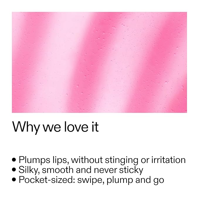 The INKEY List Tripeptide Plumping Lip Balm 10ml, Clinically Proven Plumping Tinted Lip Care, Hydrates Dry Cracked Lips, Vegan & Cruelty Free, Pink Tint