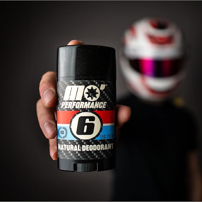 Mo' Handsome Natural Deodorant for Men – Aluminum-Free Odor Protection Made in the USA – Smooth Gliding, Sweat-Resistant, No Artificial Scents for Active Men, Athletes