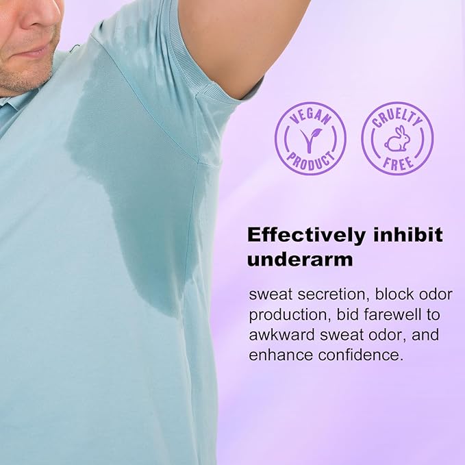 Brzeaf 3 In 1 Underarm Antiperspirant Deodorant– 72H Sweat & Odor Control, Armpit Cream Deodorant, Antiperspirant Deodorant for Women and Men