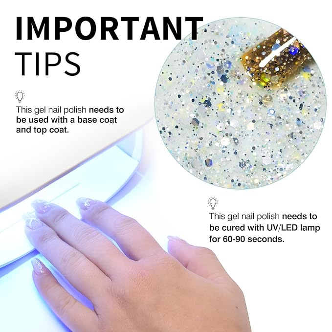 CANNI Glitter Gel Nail Polish 1pcs 9ml Blue Romance Sparkle Soak Off UV LED Nail Gel Dawn Crystal Flash Series Nail Art Manicure Salon DIY