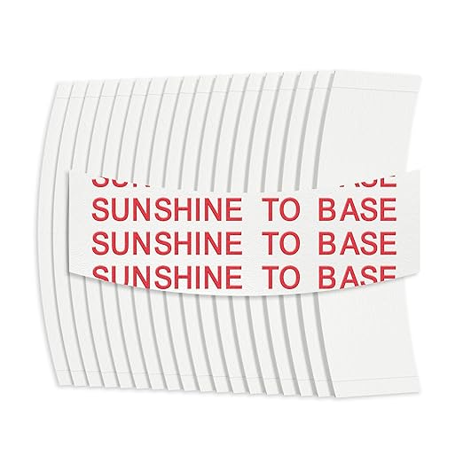 Sunshine Tape Sunshine to Base Hairpiece Wig Tape (36 Pieces) - Back Curve - Double Sided Adhesive Tape for Toupee Lace Front Wig Strong Hold Waterproof Strips
