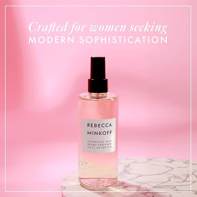 Rebecca Minkoff Body Spray for Women - Body Mist with Notes of Cardamom, Coriander, Bergamot, Tobacco, Jasmin, Tonka, and Patchouli - 6.8 oz