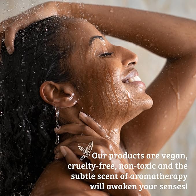 Pharmacopia Hotel Argan Oil Body Wash - Vegan Moisturizing Shower Gel with Aloe Vera, Coconut Oil and Green Tea Extract - Natural, Organic and Cruelty-Free Skin Care for Men and Women, 128 oz
