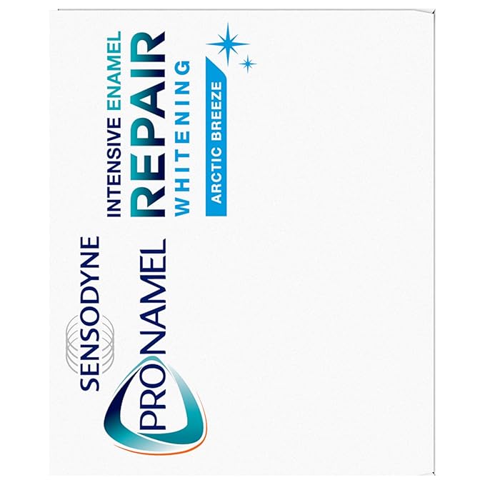 Sensodyne Pronamel Intensive Enamel Repair Toothpaste for Sensitive Teeth and Cavity Protection, Whitening Toothpaste to Strengthen Enamel, Arctic Breeze - 3.4 Ounces x 4