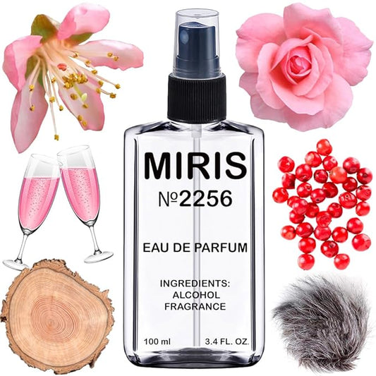 MIRIS No. 2256, Inspired by 212 Vip Rose, Long-Lasting Eau de Parfum for Women, Spray 3.4 Fl Oz / 100 ml